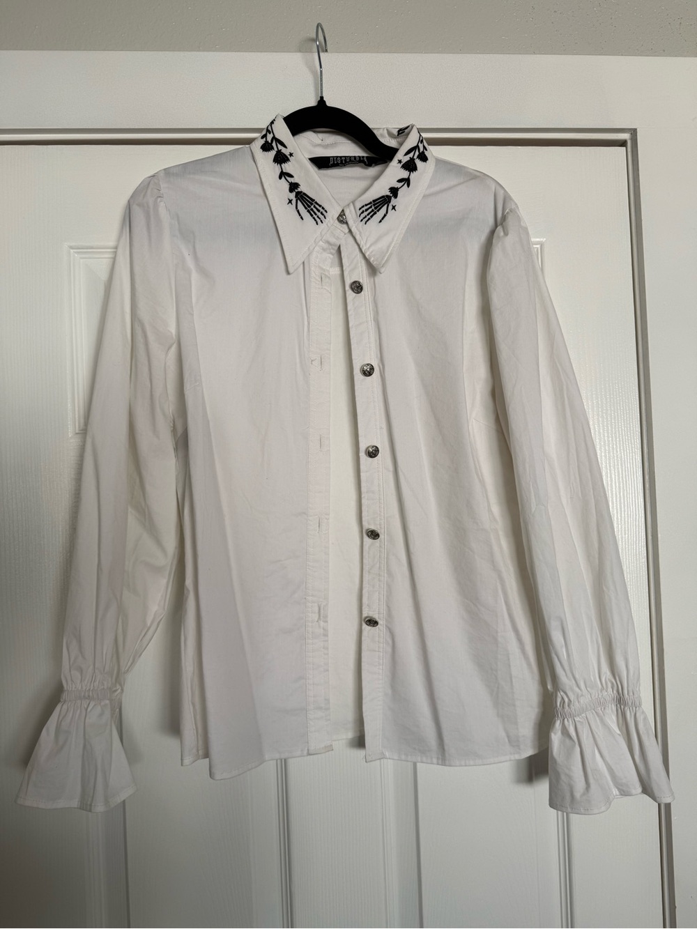 Tempora Embroidered Button Up Shirt - Picture 3 of 8